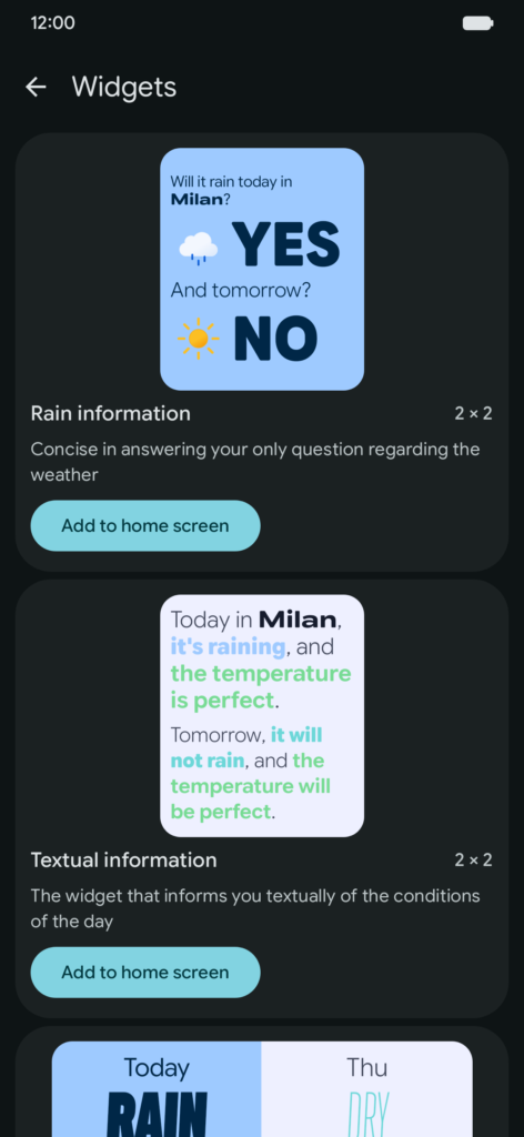 Rainy: In the morning